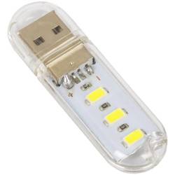 USB LED 3 SMD lampa | pro powerbanku, notebook | Světlo USB Stick 5V