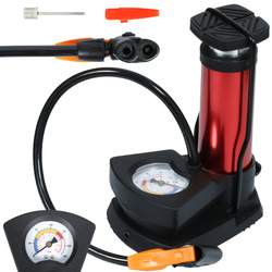 FX-104 | Foot pump with pressure gauge, for bicycle, car | MINI