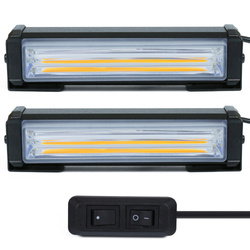 LED-206-COB-Y | LED work warning lamps | 2x LED FLARES