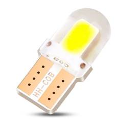 LED bulb W5W T10 2 COB 4-Chip Silicone | Short - 24 mm