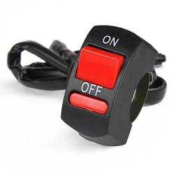 ON / OFF switch for motorcycle halogen lamps
