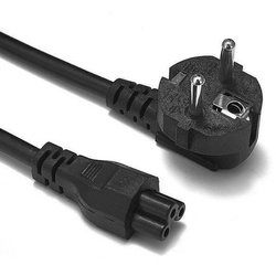 PC-1.5-1.5M-Black | Mains cable 220-250V | cloverleaf connector