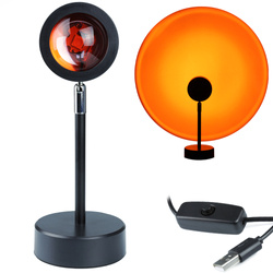 RB-01-SunsetRED | LED projection lamp with sunset effect