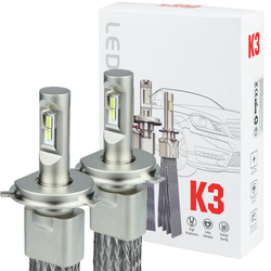 Set of LED bulbs H4 K3 CSP | 54 watts | 20,000 lm