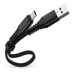 UC-020-TPC | Short USB cable - USB-C Quick Charge 3.0 | 30 cm | Data transfer, Android Auto