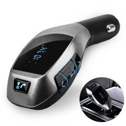 X5 | Bluetooth FM car transmitter with LED display | USB charger | Loudspeeker sysetm