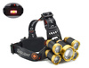 Latarka czołowa LED XML-T6 CREE + 4x CREE R5 | 2x 18650 3.7V, 2000lm, 4 tryby świecenia | TM-A500