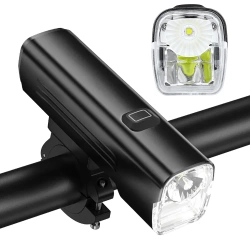 Lampka rowerowa  z mocnym akumulatorem 4800 mAh |  Reflektor rowerowy LED 1000 lm USB-C – światła mijania i drogowe  | BH-530 