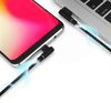 Micro-USB 1M | Kątowy kabel USB do ładowania telefonu | Quick Charge 3.0 2.4A | AM30