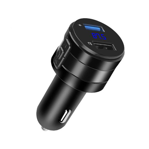 Bluetooth | Transmiter samochodowy FM z wyświetlaczem LED | Ładowarka USB | Zestaw głośnomówiący | X20