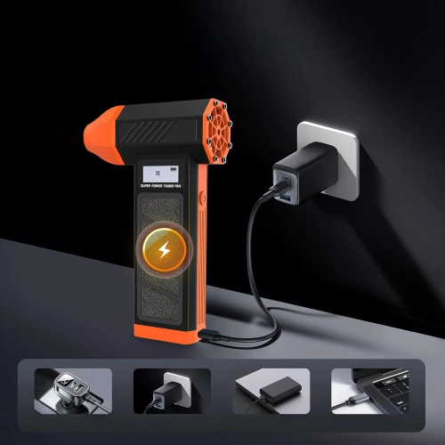 Elektryczna dmuchawa turbo 130000 RPM z akumulatorem 5000 mAh |FAN-P30-B+O