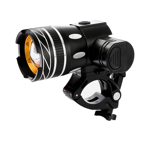 Przednia lampka rowerowa | dioda LED XM-L T6 CREE, 1500lm, 3 tryby świecenia, akumulator 2400mAh | BL085