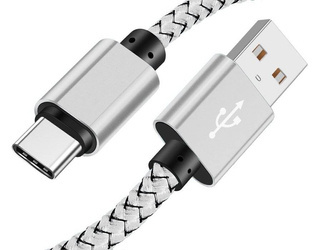 Type-C 3M | Nylonowy kabel USB do telefonu | Quick Charge 3.0 2A | C06