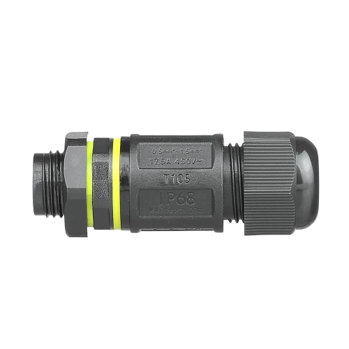 Hermetyczna mufa kablowa IP68 | Złącze śrubowe + szybkozłączka 3-pin 450V 17,5A do kabli 5–10 mm | M683-A