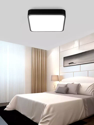 Plafon natynkowy | Panel LED | CSL-24W-BLACK