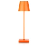 Lampka stołowa z wbudowanym akumulatorem | Dotykowa lampka nocna | HJA28-ORANGE-1