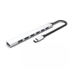 Rozdzielacz USB na 7x USB-A | adapter, rozgałęźnik 7w1 | HUB