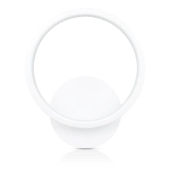 Okrągły kinkiet LED | Minimalistyczna, metalowa lampa ścienna 14W | YG-W005-W