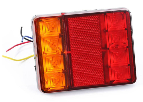 12V | PARA Kompletnych lamp LED tylnych do przyczep, naczep, maszyn rolniczych | homologacja E4
