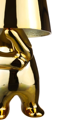Nowoczesna lampa stołowa z dotykową obsługą | Lampka nocna z wbudowanym akumulatorem | HJA23-G-GOLD