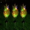 Kwiatek solarny | Ogrodowa lampa solarna LED Cyprys | 80 cm, 600 mAh | FLD-32-C