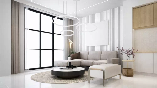 Wieloczęściowa Nowoczesna lampa wisząca | LED | Biała | RLK-C03-136W-W