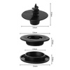 Zestaw 4x Stoper do dywanika samochodowego | 4x-CBT-001