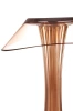 Nowoczesna lampka stołowa | Lampka nocna z wybudowanym akumulatorem | Lampka stołowa LED | MGD-151-Brown