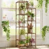 Drewniany kwietnik na doniczki | Stojak na rośliny | Regał na kwiaty | NZ252-BAMBOO