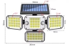 Lampa solarna LD-296LED-BLACK
