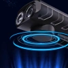 Solarna lampka rowerowa z klaksonem 130 dB | Oświetlenie LED 400 lm | Wodoodporna lampka rowerowa |  QX-LY-17-2 