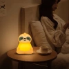 Silikonowa lampka nocna LED Leniwiec | Przenośna lampka dziecięca 9 kolorów światła |   JL-243