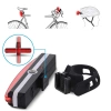 Mocna lampka rowerowa tylna COB 100lm  | Oświetlenie rowerowe z wbudowanym akumulatorem- ładowane USB | Lekka lampka rowerowa 40g | BK-L2266