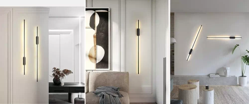 Nowoczesny kinkiet, lampa ścienna LED | 15W, 100cm, 3000K, 2000lm | DH-90CM-15W