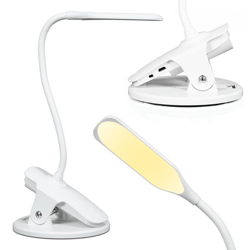 Lampka biurkowa LED z klipsem do blatu | USB | włącznik dotykowy | MT-812A