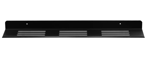 Czarna pólka pod prysznic 60cm | Półka wisząca | BDS-L60CM-B| Metalowa półka łazienkowa