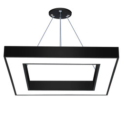 Lampa sufitowa wisząca LED 40W | kwadratowa | aluminium | CCD niemrugająca | 60x60x6 | LPL-008
