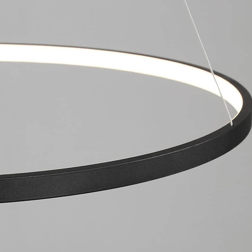 Jednoczęściowa Nowoczesna lampa wisząca | LED | Czarna | RLK-C01-30W-B