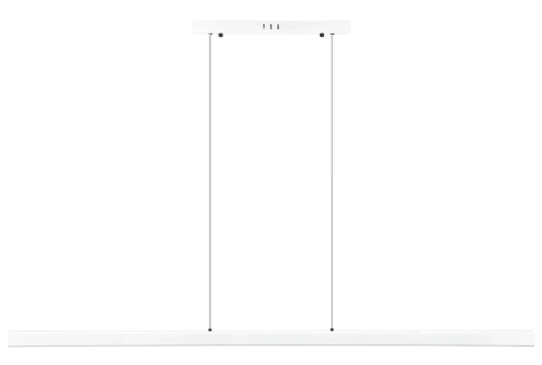 Nowoczesna prostokątna lampa wisząca | sterowanie pilotem | LED | biała | SX41-150CM-60W-W