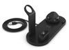 Stacja dokująca QI do Apple iPhone Airpods Watch | ładowarka bezprzewodowa 15W | 3 wtyczki - USB-C / Lightning / Micro USB | WD-02