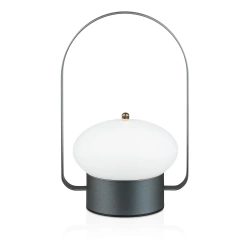 Stylowa lampka stołowa LED | Lampa dotykowa z wbudowanym akumulatorem | JX22-GREY