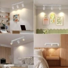 Trzypunktowa lampa sufitowa, reflektor ruchomy 3x GU10 biały | MS-GU10-3