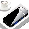 Nowoczesna zapalniczka plazmowa | Elektryczna zapalniczka ładowana przez USB | JL-319-BLACK