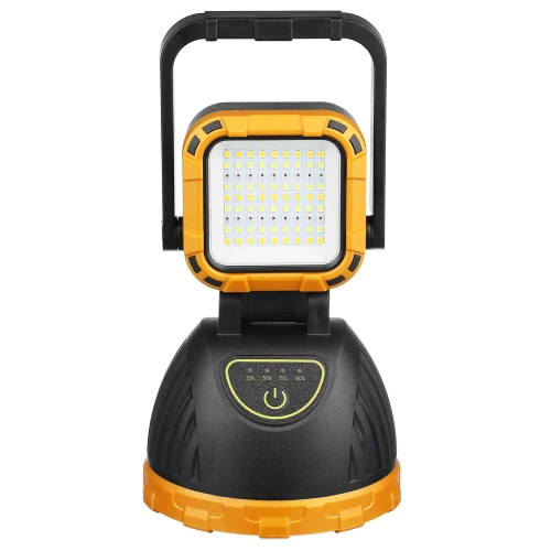 Latarka turystyczna LED | Latarka solarna z powerbankiem | Ruchoma lampka kempingowa | TG-GZ0241-B