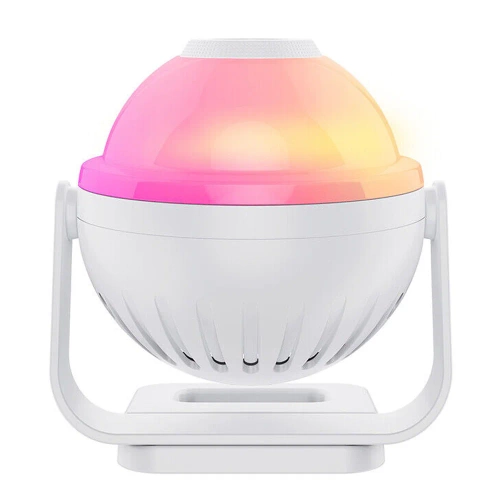Projektor gwiazd | Lampka nocna RGB z wbudowanym głośnikiem | XTY01-WHITE
