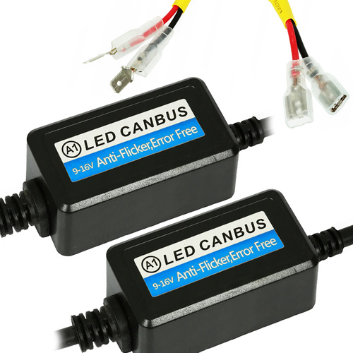 Komplet 2 szt - A1 Cyfrowy filtr H1 LED CAN BUS - pomarańczowy