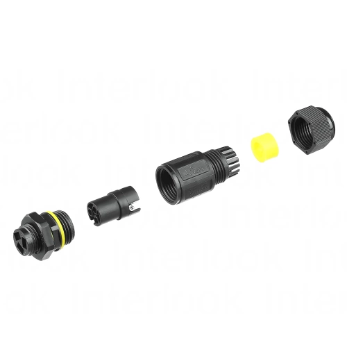 Hermetyczna mufa kablowa IP68 | Złącze śrubowe + szybkozłączka 3-pin 450V 17,5A do kabli 5–10 mm | M683-A