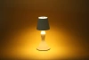 Bezprzewodowa lampka nocna z wbudowanym akumulatorem | Stylowa lampka stołowa z regulacją barwy oraz mocy świecenia | YG-D021-BLACK