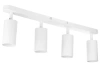 Czteropunktowa lampa sufitowa, reflektor ruchomy 4x GU10 biały | MS-GU10-4