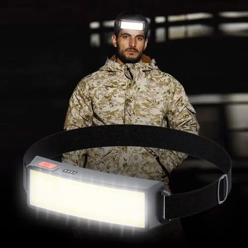 Latarka czołowa LED | Pasek czołówka | HWL-120-BLACK